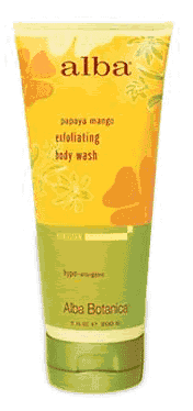 Hawaiian Papaya Mango Exfoliating Body Wash 7 oz from ALBA BOTANICA