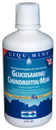 Liquid Glucosamine / Chondroitin / MSM 32 oz. from Trace Minerals Research