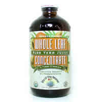Aloe Vera Juice Whole Leaf Concentrate Peach 32 oz from LILY OF THE DESERT