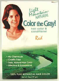 Hair Color Red-Light 4 oz from LIGHT MOUNTAIN HENNA