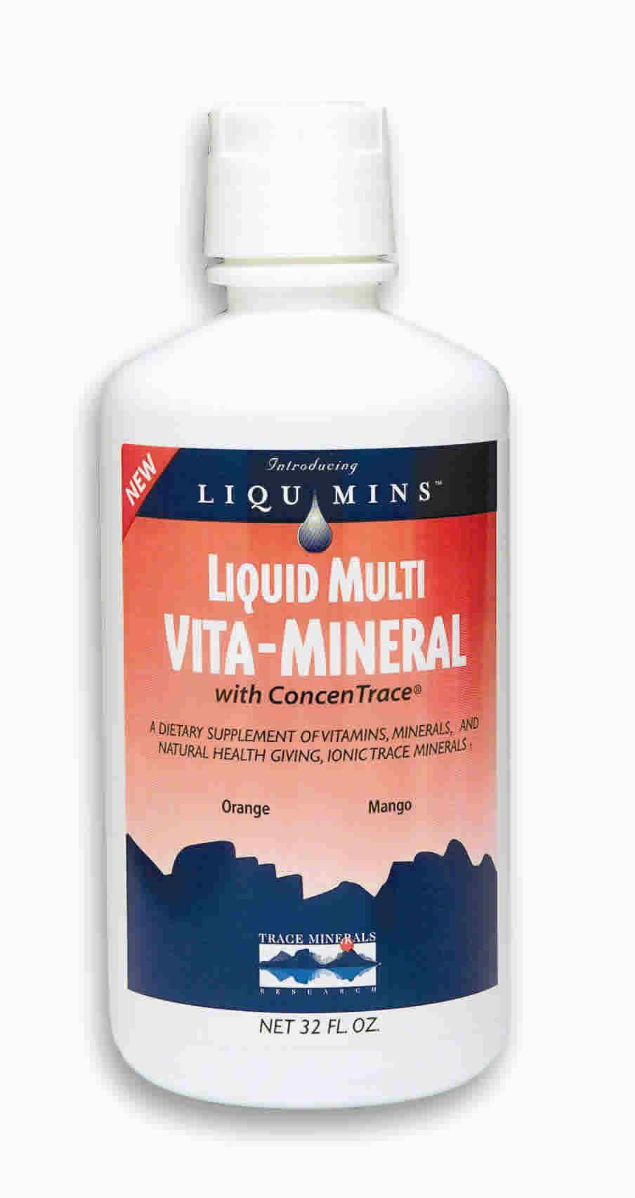 Liquid Vitamin Mineral 32 oz from Trace Minerals Research