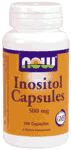 INOSITOL 500mg  100 CAPS 1 from NOW