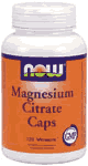 MAGNESIUM CITRATE CAPS  120 VCAPS 1 from NOW