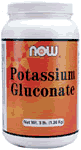 POTASSIUM GLUCONATE PWD  3 LB 3 LB from NOW