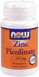 ZINC PICOLINATE 50mg  120 CAPS 1 from NOW
