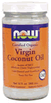 COCONUT OIL VIRGIN ORGANIC   12 OZ 12 OZ from NOW