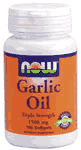 GARLIC OIL 1500mg  3X   100 SGELS 1 from NOW