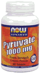 PYRUVATE 1000mg  90 TABS 1 from NOW