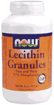 LECITHIN GRANULES  8 OZ 8 oz from NOW