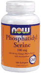 PHOS SERINE/GINKGO 100/60mg 100 SGELS 1 from NOW