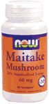 MAITAKE MUSHROOMS 60mg   60 VCAPS 1 from NOW