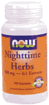 NIGHTTIME HERBS 500mg  100 CAPS 1 from NOW