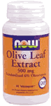 OLIVE LEAF EXT 500mg  /6  60 VCAPS 1 from NOW