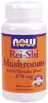 REI-SHI MUSHROOMS 270mg  100 CAPS 1 from NOW