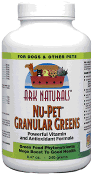 Nu-Pet Granular Greens 240 gm from ARK NATURALS