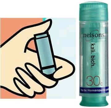 Kali Bich Clikpak 30C 84 pillules from NELSON HOMEOPATHICS