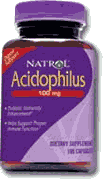 Acidophilus 100mg 100 caps from NATROL