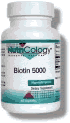 Biotin 5000 60 caps from NUTRICOLOGY/ALLERGY RESEARCH GROUP