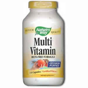 Mega Multi (Iron Free) 180 caps from NATURE'S WAY