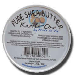 Karite-One 100% Pure Shea Butter 4 oz from MODE DE VIE / GLOBAL NATURAL PRODUCTS