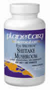 Full Spectrum Shiitake Mushroom 430 mg 30 tabs from PLANETARY FORMULAS