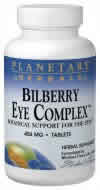Bilberry Eye Complex 30 tabs from PLANETARY FORMULAS
