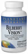 Bilberry Vision 30 tabs from PLANETARY FORMULAS