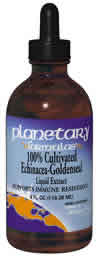 100% Cultivated Echinacea-Goldenseal Liquid Extract 1 fl oz from PLANETARY FORMULAS