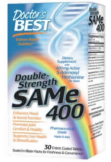 SAMe 400mg 30 ct Enteric Coated from Doctors Best