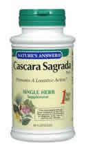 Cascara Sagrada Bark 90 caps from NATURE'S ANSWER