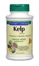 Kelp Thallus 100 caps from NATURE'S ANSWER