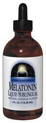Melatonin Liquid Sublingual Orange 2 fl oz from SOURCE NATURALS