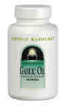 Garlic Oil 500 mg softgels 100 SG from SOURCE NATURALS