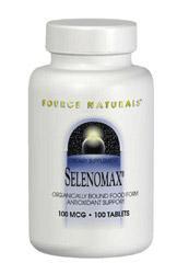 Selenium 100 mcg 100 tabs from SOURCE NATURALS
