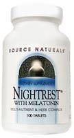 Night Rest 50 tabs from SOURCE NATURALS