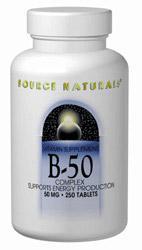 B-50 Complex 250 tabs from SOURCE NATURALS