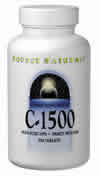 C-1500 w/Rosehips 1500 mg Timed Release 50 tabs from SOURCE NATURALS