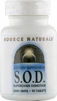 SOD 2000 units 90 tabs from SOURCE NATURALS