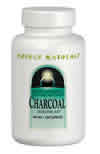 Charcoal 260 mg 100 caps from SOURCE NATURALS