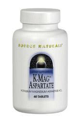 K-Mag Aspartate 60 tabs from SOURCE NATURALS