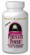 Pyruvate Power 750 mg 30 caps from SOURCE NATURALS