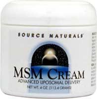 MSM Joint Response Cream 2 oz from SOURCE NATURALS