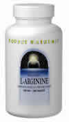 L-Arginine 500 mg 50 caps from SOURCE NATURALS