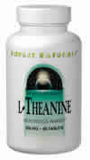 L-Theanine 200 mg 30 tabs from SOURCE NATURALS
