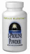 L-Proline Powder 4 oz from SOURCE NATURALS