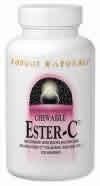Ester-C 250 mg Chewable 60 tabs from SOURCE NATURALS