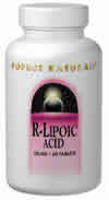 R-Lipoic Acid 100 mg 30 tabs from SOURCE NATURALS