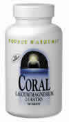 Coral Calcium/Magnesium 2 to 1 Ratio 45 tabs from SOURCE NATURALS