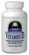 Vitamin D 1000 IU 200 tabs from SOURCE NATURALS
