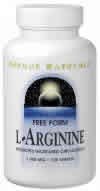 L-Arginine 1000MG 100 tabs from SOURCE NATURALS